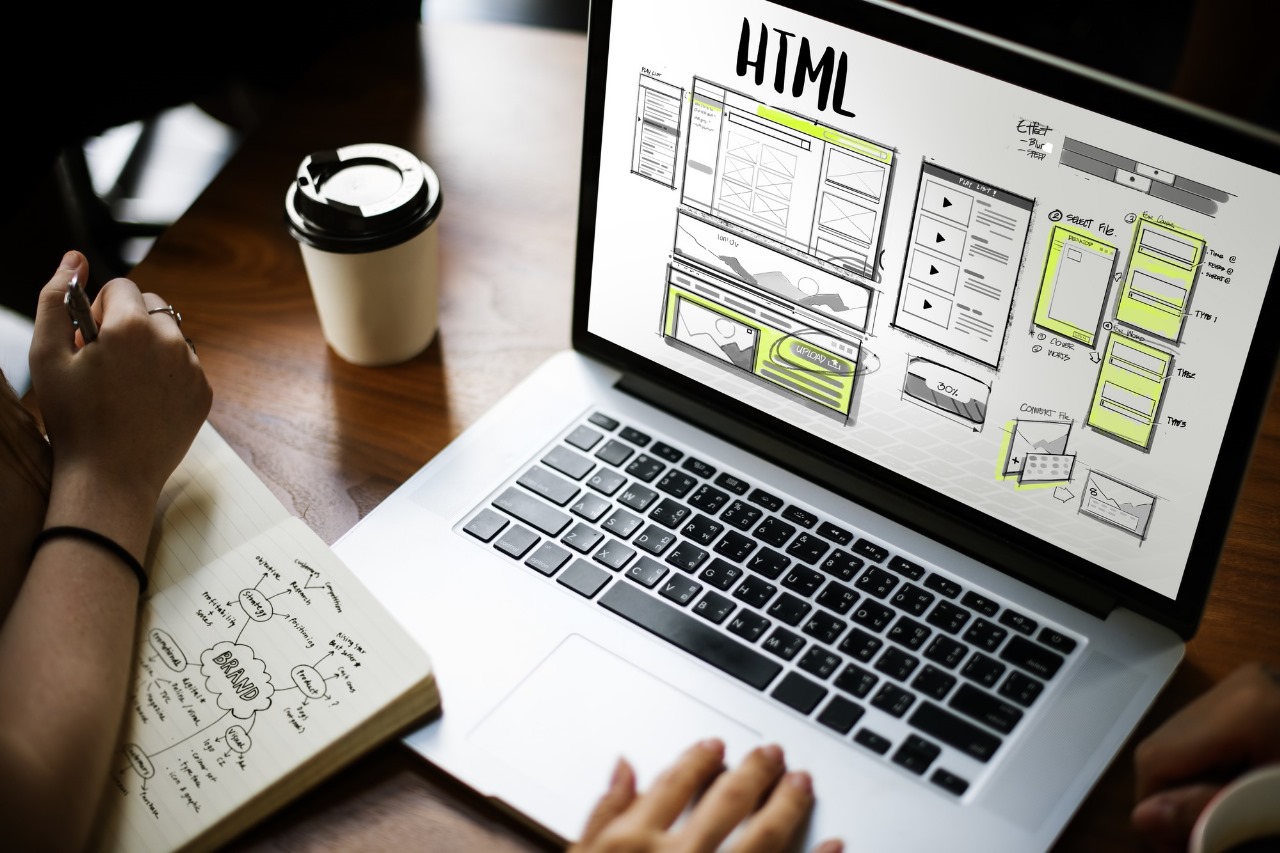 Team working on UI/UX design