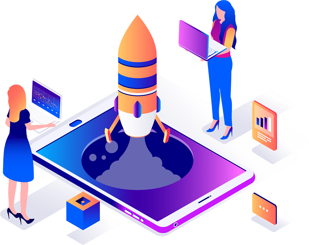 Digital Marketing SEO Illustration